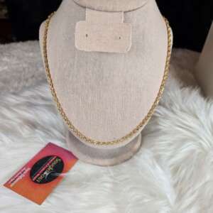 Twisted Gold Neck Chain